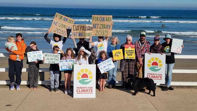 Parents push for climate action