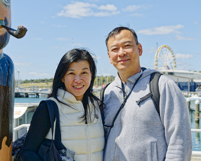 Out and about at the waterfront