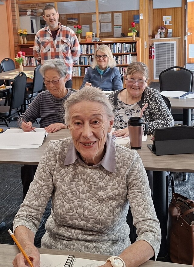 Artistic theme at OG Senior Citizens Club