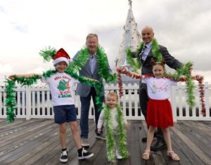 Floating tree ready to light up