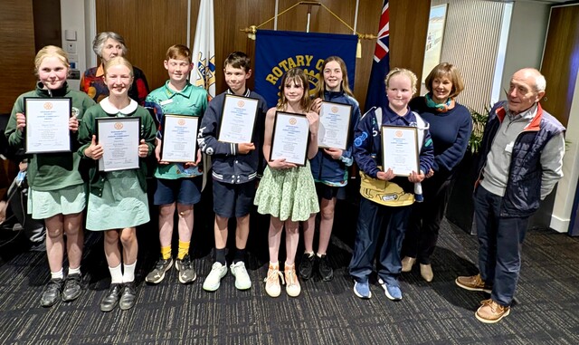 Rotary celebrates community program students